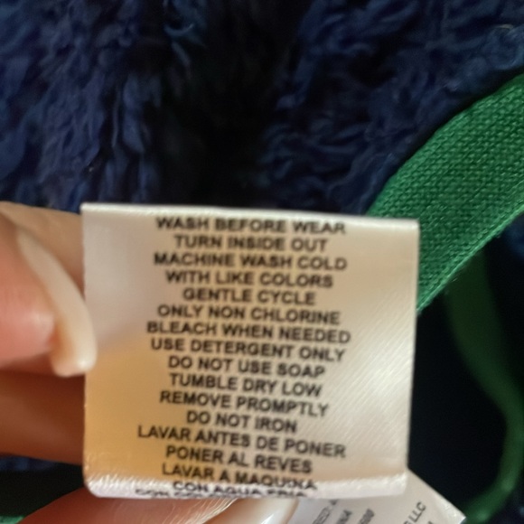 Boys fuzzy pajamas Size L. Long sleeve top & pants. BNWT. Never worn. - Picture 4 of 4